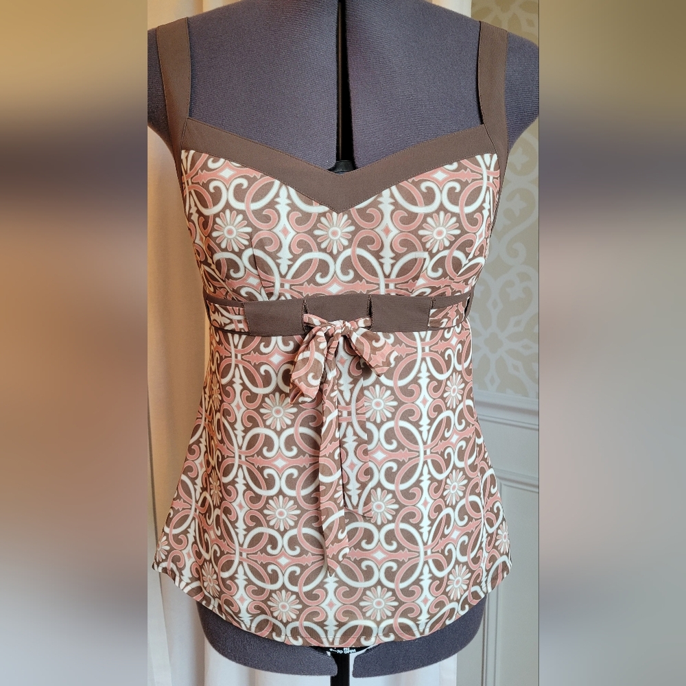 LOFT 0P Printed Chiffon cami